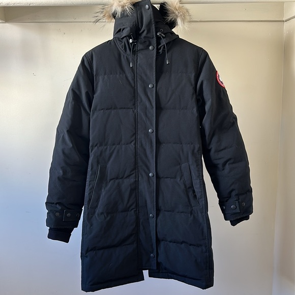 New Canada Goose Shelburne fur trim quilted puffer jacket - Picture 5 of 16